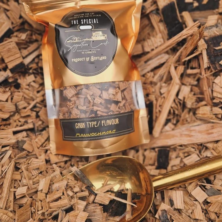 Signature Cask Smoking Chips: LINKWOOD 4 Year old Signature Cask (250g) Signature Cask Smoking Chips: LINKWOOD 4 Year old Signature Cask (250g)