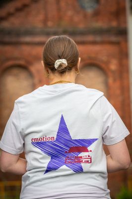 T-Shirt Soft Lilac &quot;emotion&quot;
