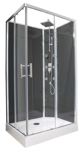Cabine de douche accès d'angle 80x110mm