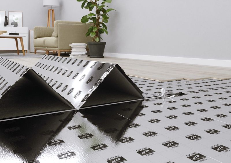 Alsaflooring Sous couche XPS polystyrène extrudé / ​SECURA AQUASTOP SMART