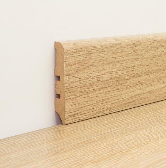 Alsaflooring PLINTHES F 58 mm (MDF)  ( La plinthe   TTC 10,09€ )