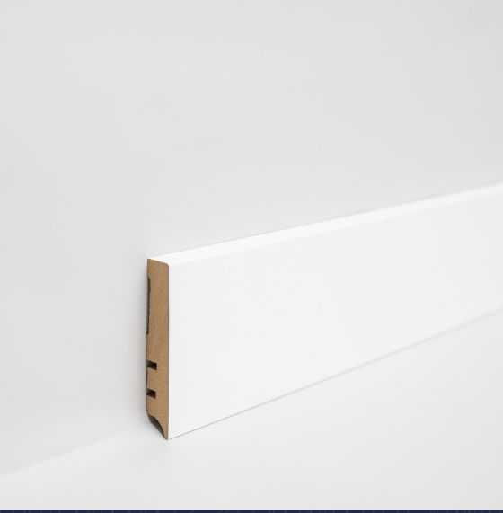 Alsaflooring Plinthe blanche F58  à peindre. ( La plinthe 7,86 € TTC )