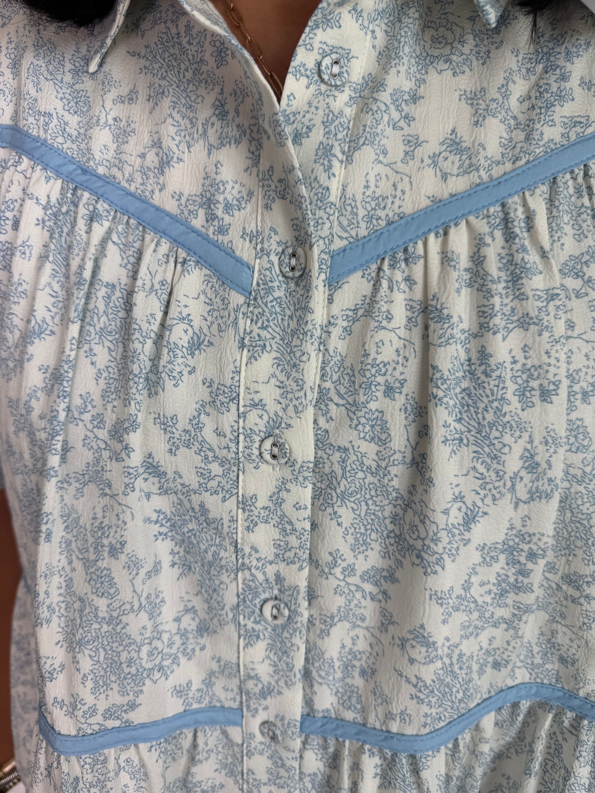 The Amelia Floral Print Tunic Dress