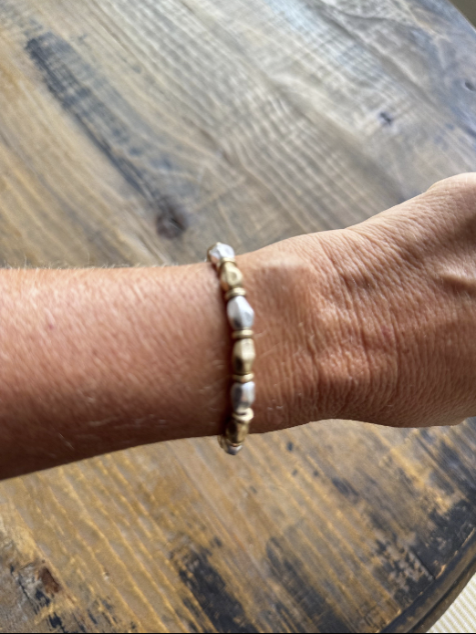 Beaded. Heart Bracelet