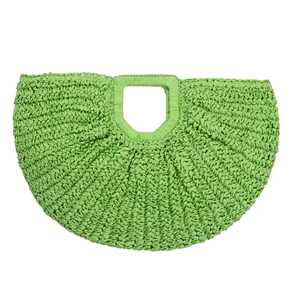 Take Me To Cabo Bag available in colors:  Cream, Natural and Lime Green