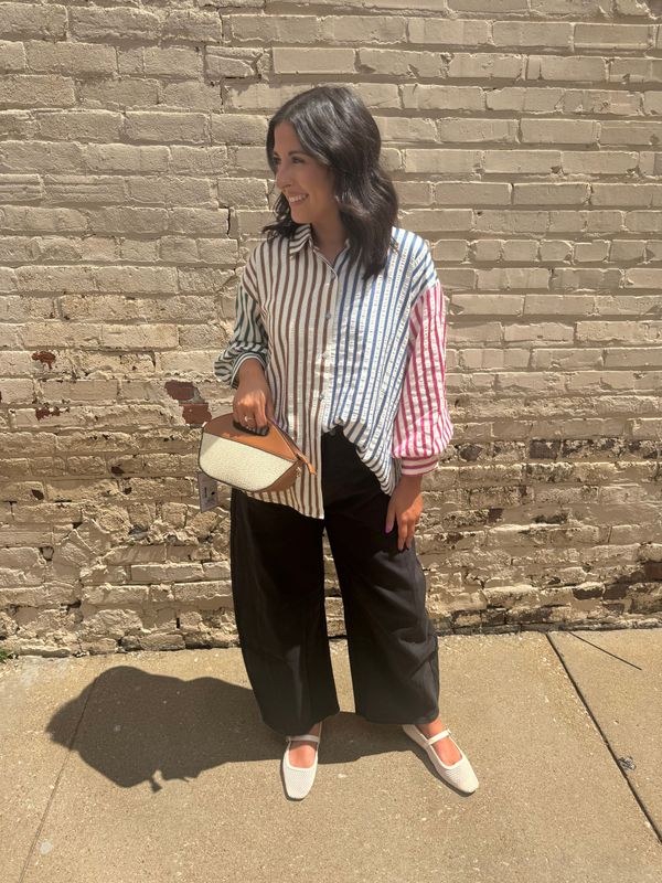 Entro Multicolor Stripe top