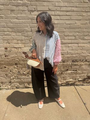Entro Multicolor Stripe top