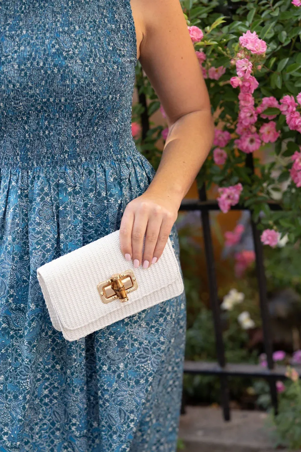Lisi Lerch White Lilly Clutch - Belle of the Ball Collection