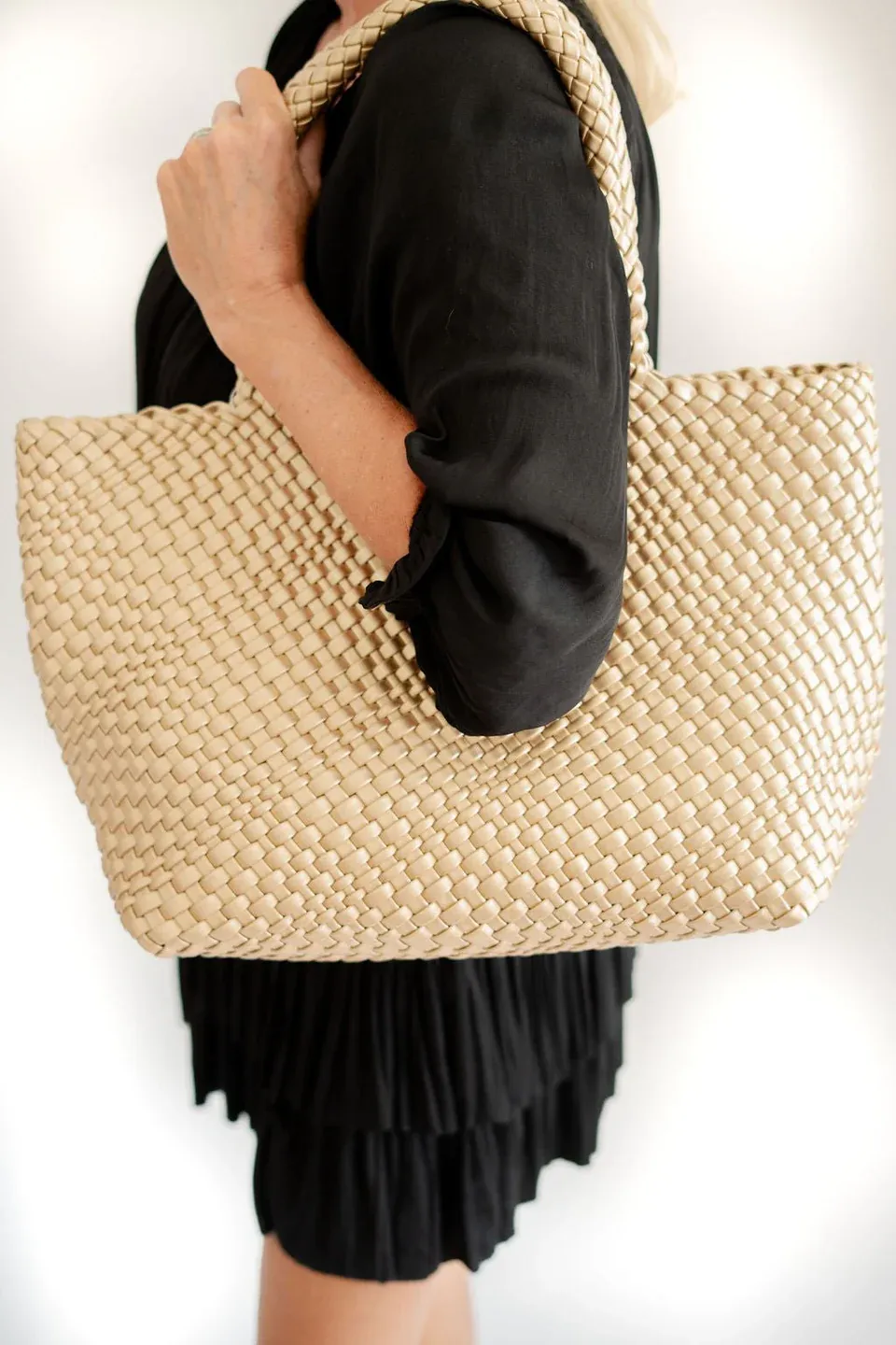 Lisi Lerch - Lyn - Gold Woven Tote