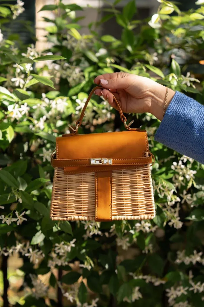 Lisi Lerch - CELINE WICKER HANDBAG - BELLE OF THE BALL