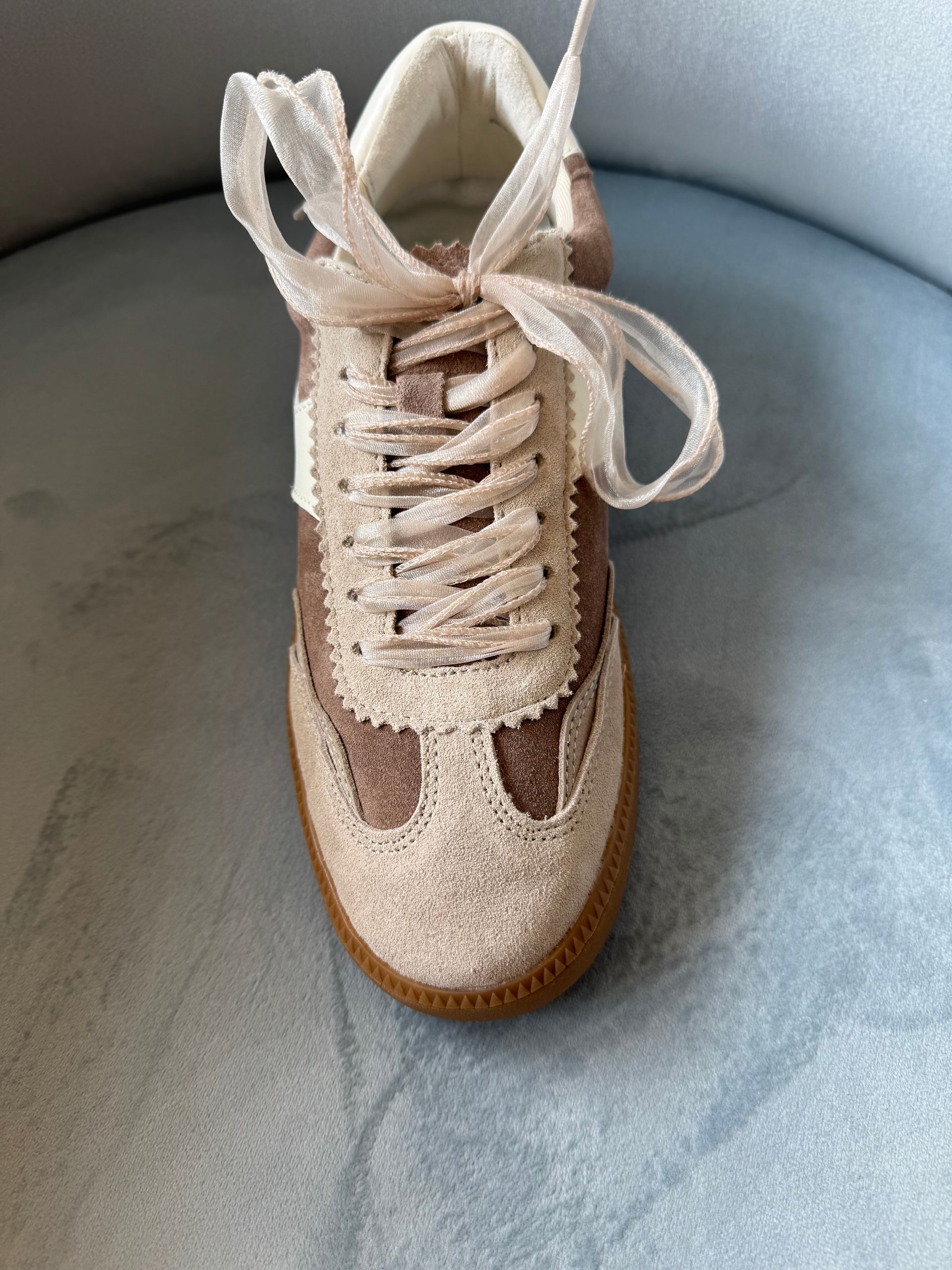 Dolce Vita Notice DK Taupe Suede Sneaker