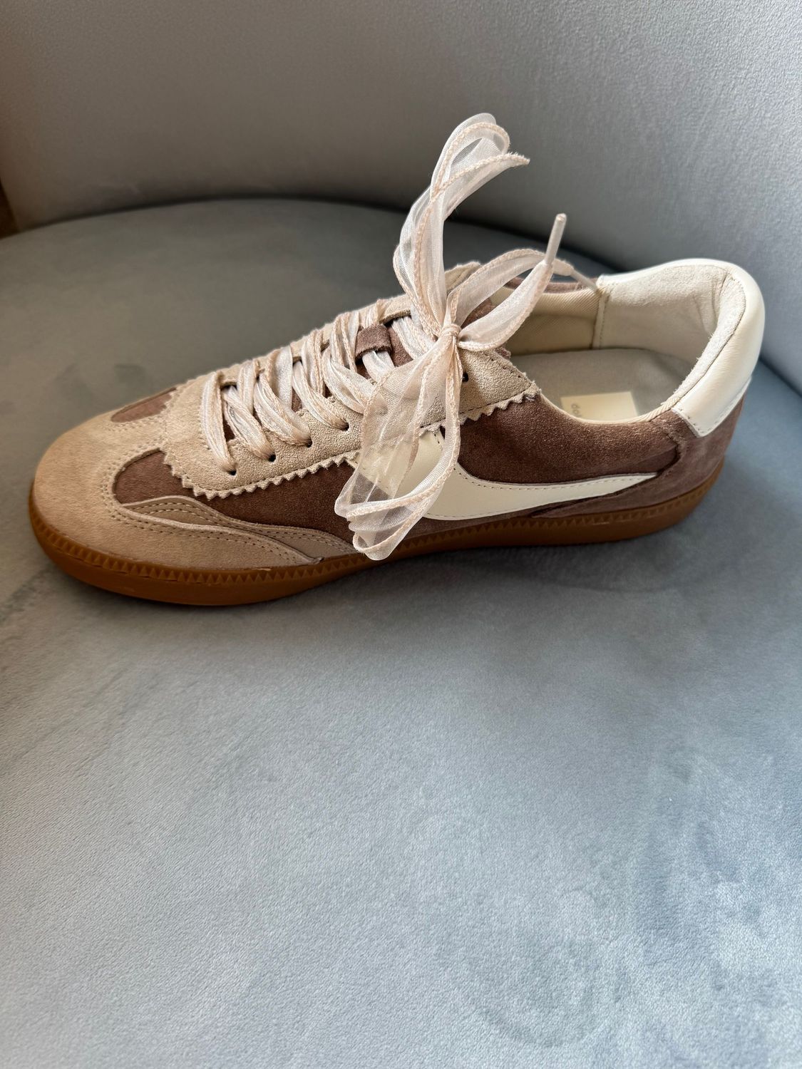 Dolce Vita Notice DK Taupe Suede Sneaker