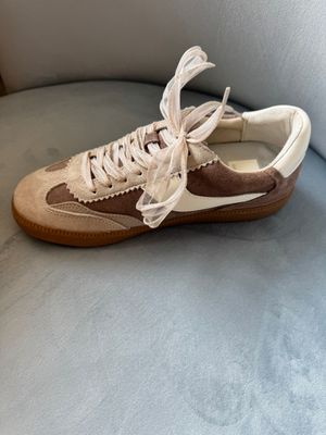 Dolce Vita Notice DK Taupe Suede Sneaker