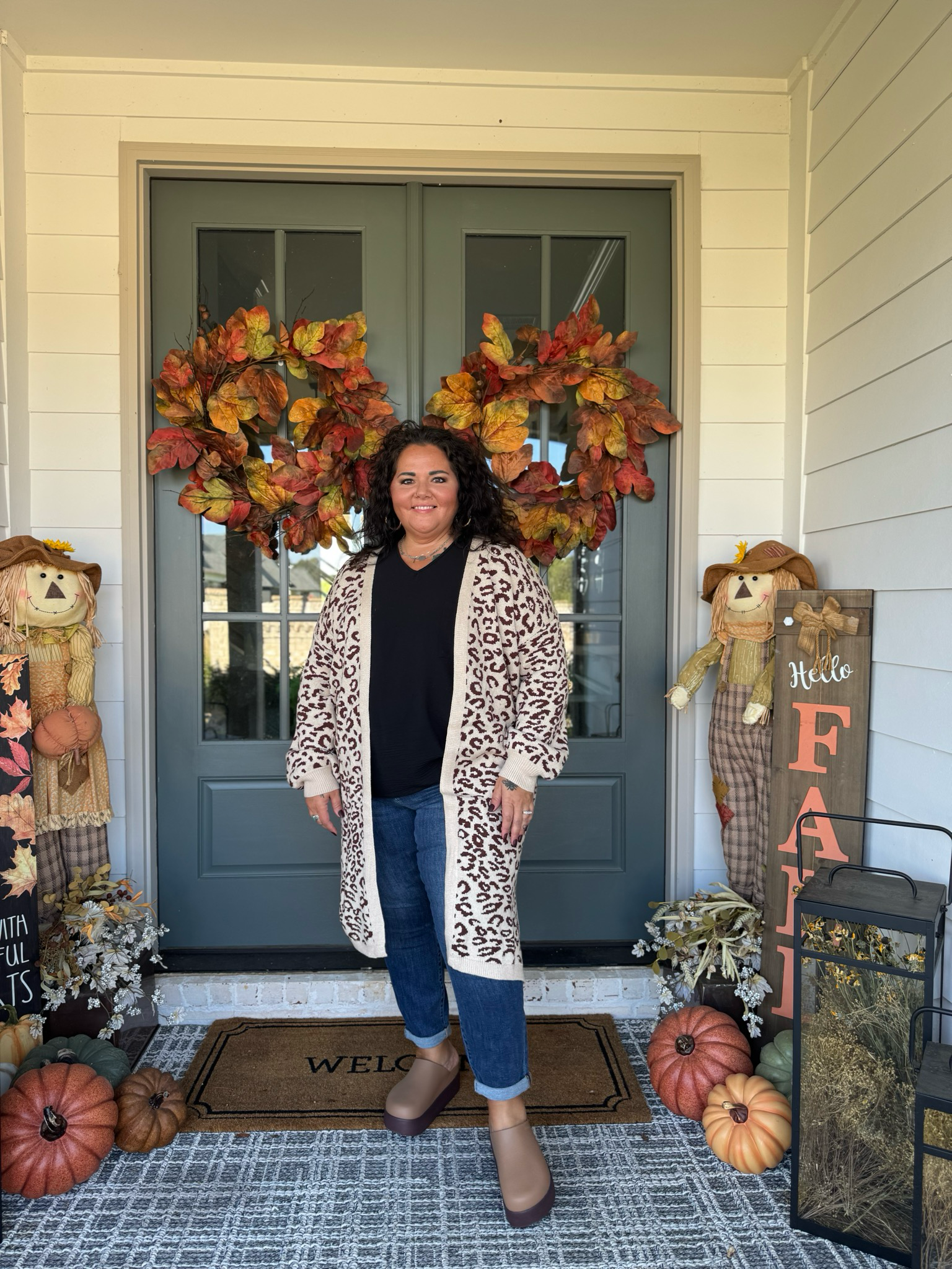 Leopard Print Cardigan