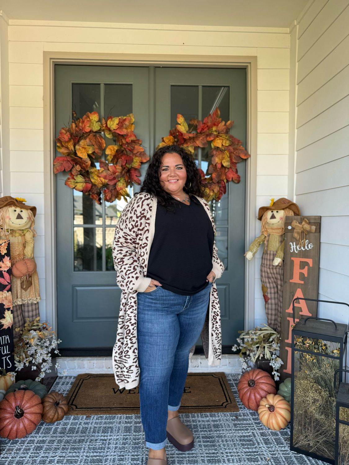 Leopard Print Cardigan