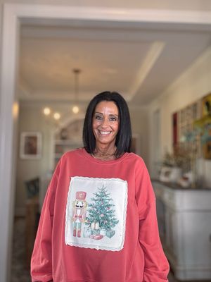 Red Nutcracker Sweatshirt Red Nutcracker Sweatshirt