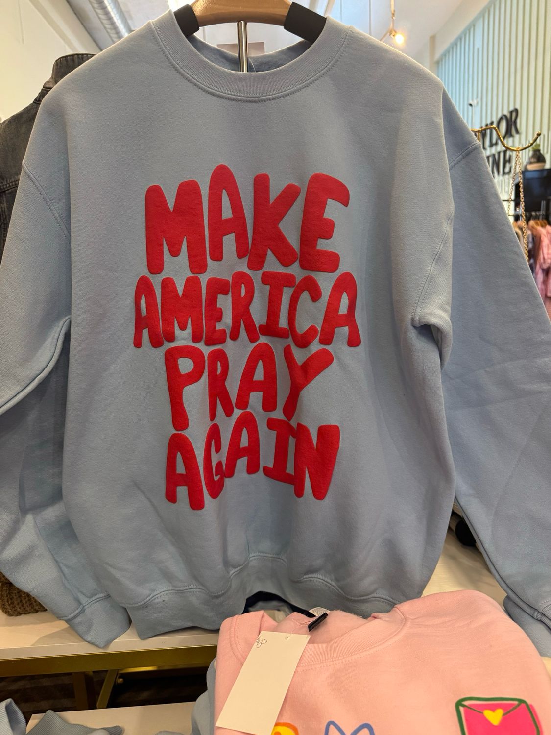 Make America Pray Sweatshirt (Plus)