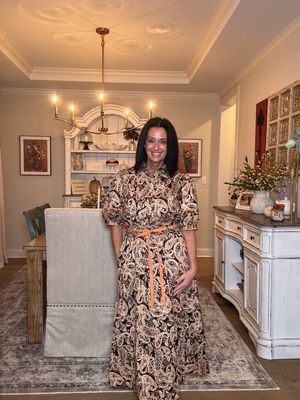 Paisley Print Midi Dress Paisley Print Midi Dress