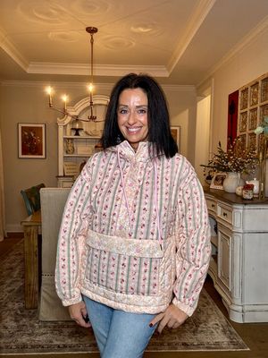 Floral Pull-over Jacket