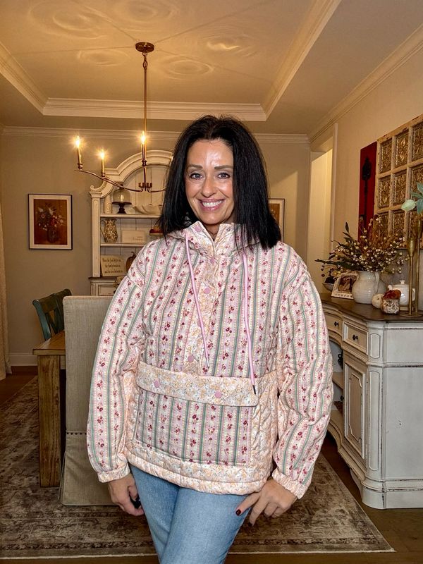 Floral Pull-over Jacket Floral Pull-over Jacket