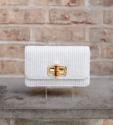 Lisi Lerch White Lilly Clutch - Belle of the Ball Collection