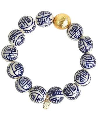Lisi Lerch Georgia Chinoiserie Beaded Bracelet