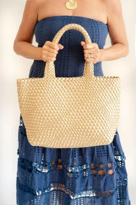 Lisi Lerch - Lyn - Gold Woven Tote