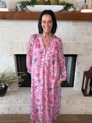 Entro Pink Floral Maxi Entro Pink Floral Maxi