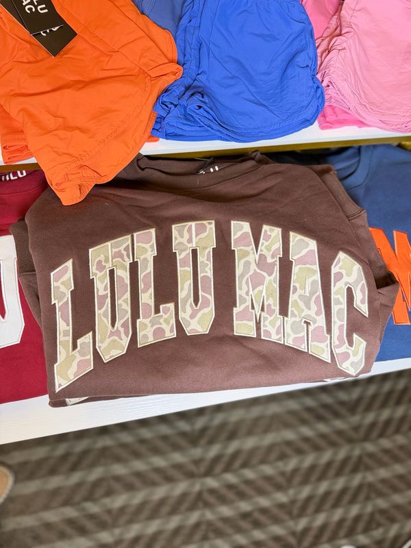 Lulu Mac Brown/camo Sweatshirt Lulu Mac Brown/camo Sweatshirt