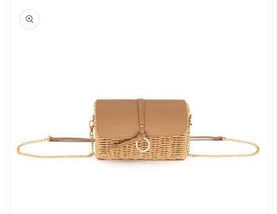 Khaki Straw Purse Khaki Straw Purse