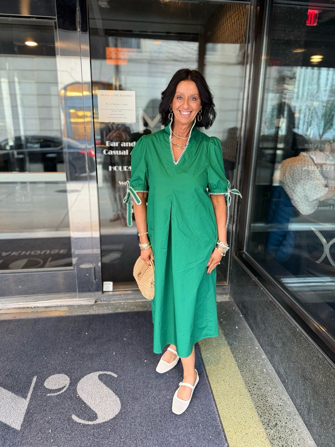 Country Club Green Midi Dress Country Club Green Midi Dress