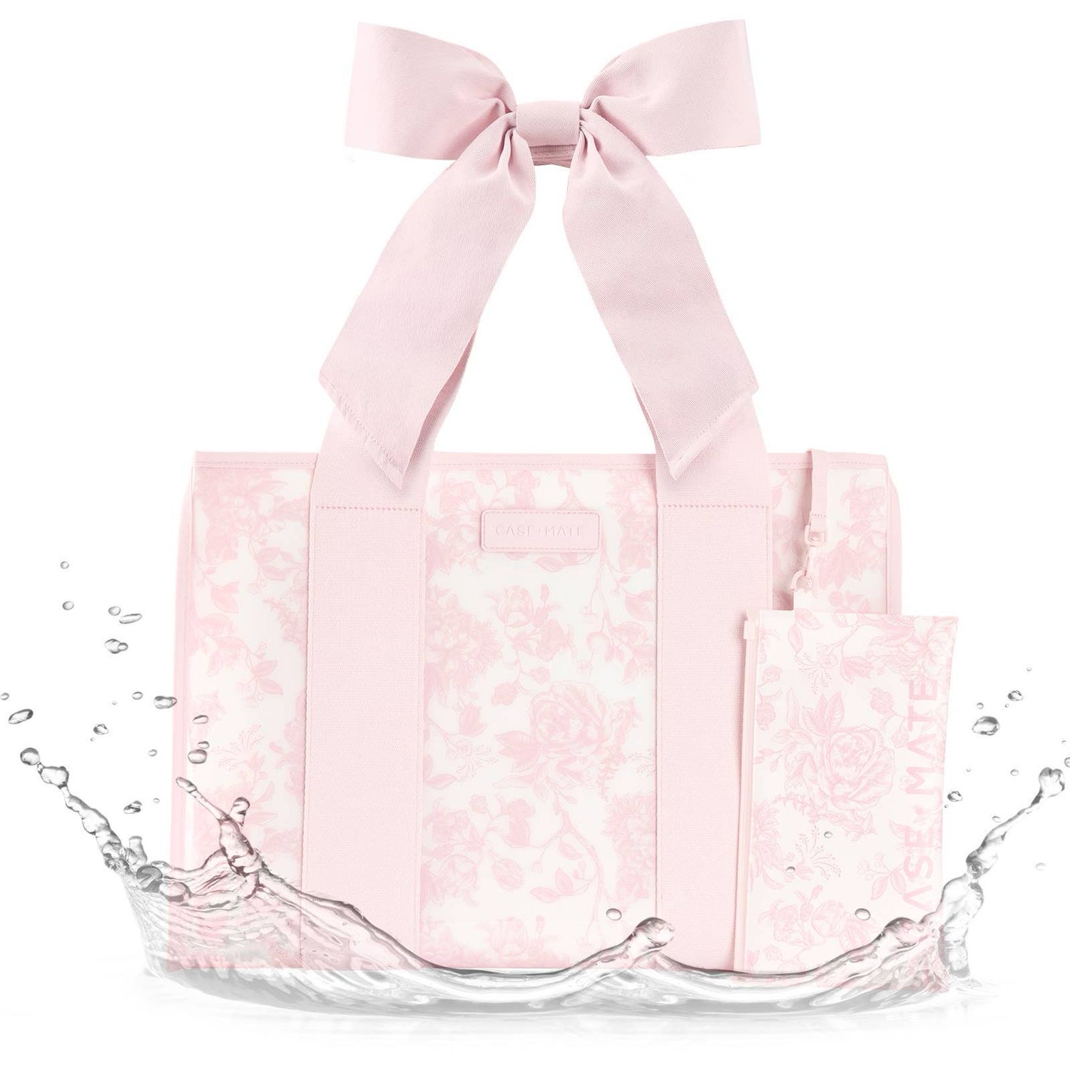 Case-Mate Afternoon Rosé Bow Jelly Tote Bag Case-Mate Afternoon Rosé Bow Jelly Tote Bag