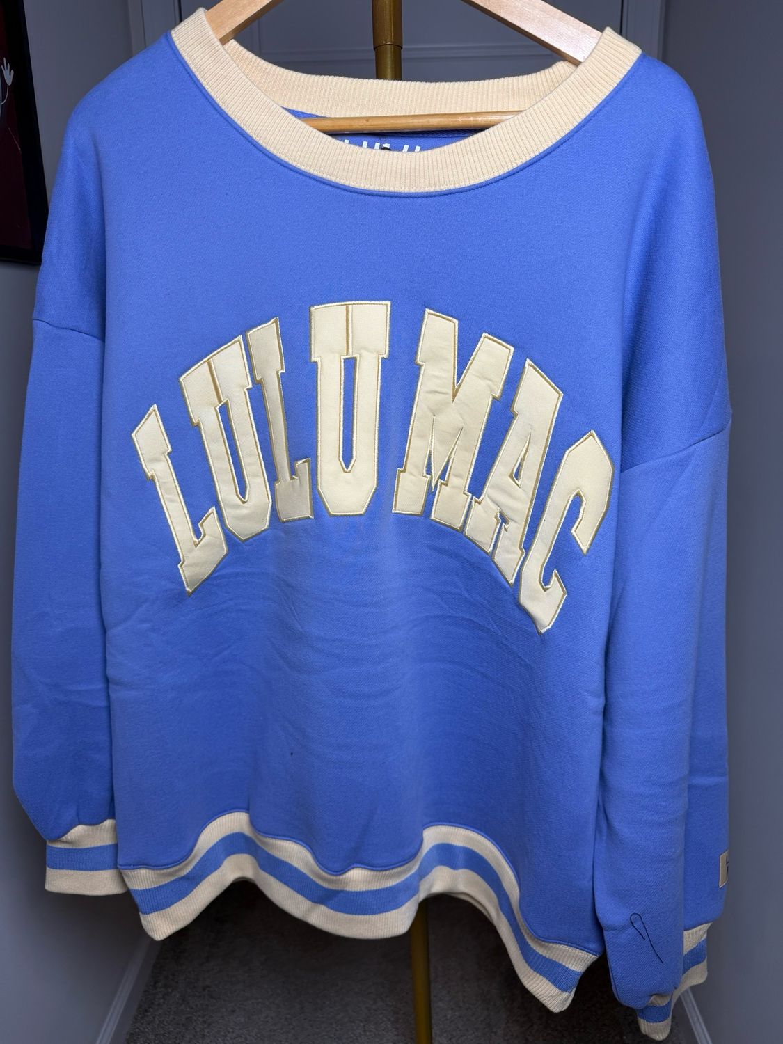 Lulu Mac Blue/yellow Sweatshirt