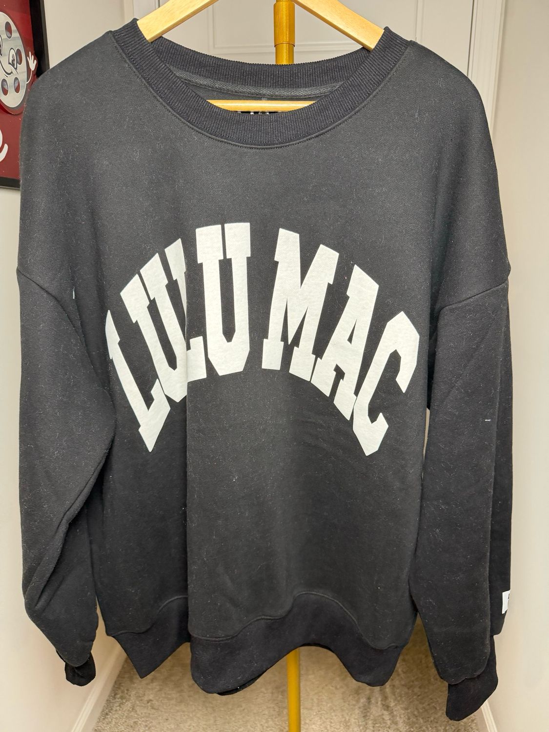 Lulu Mac Black/white Sweatshirt