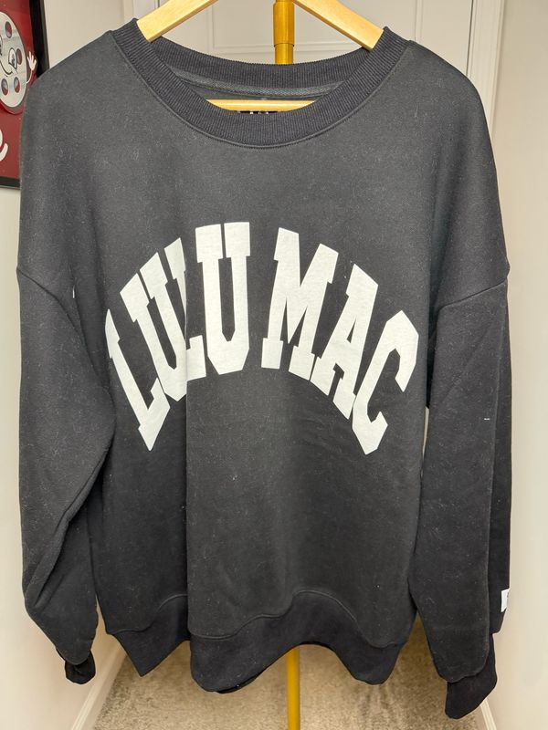 Lulu Mac Black/white Sweatshirt
