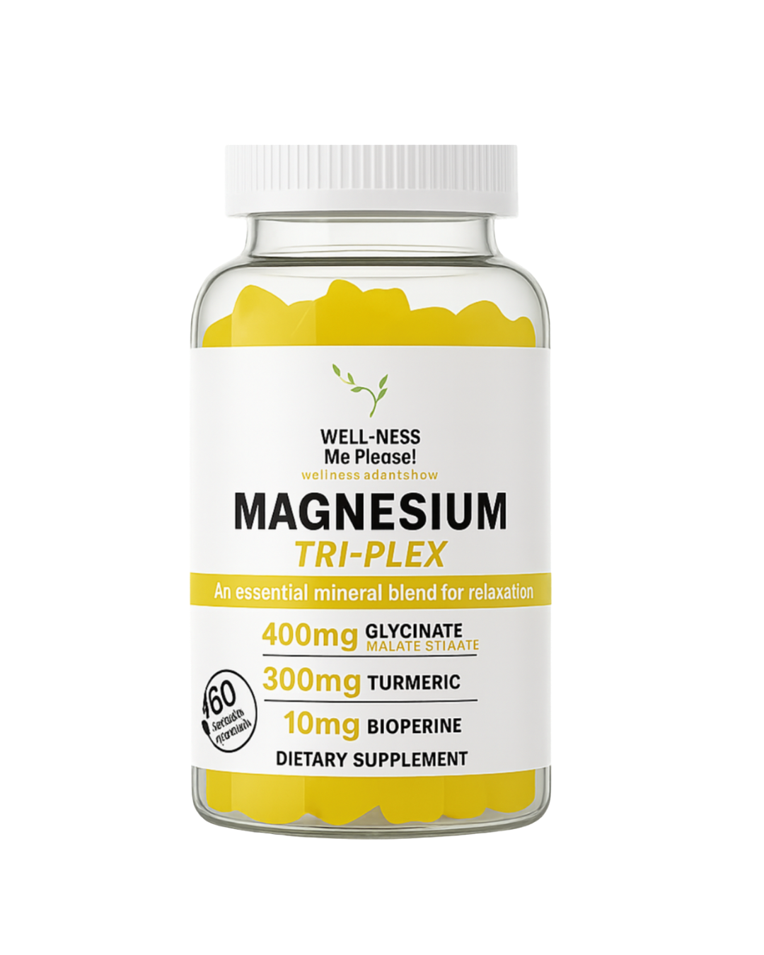 Magnesium Tri-Plex Gummies – 30-Day Supply (60 Gummies)