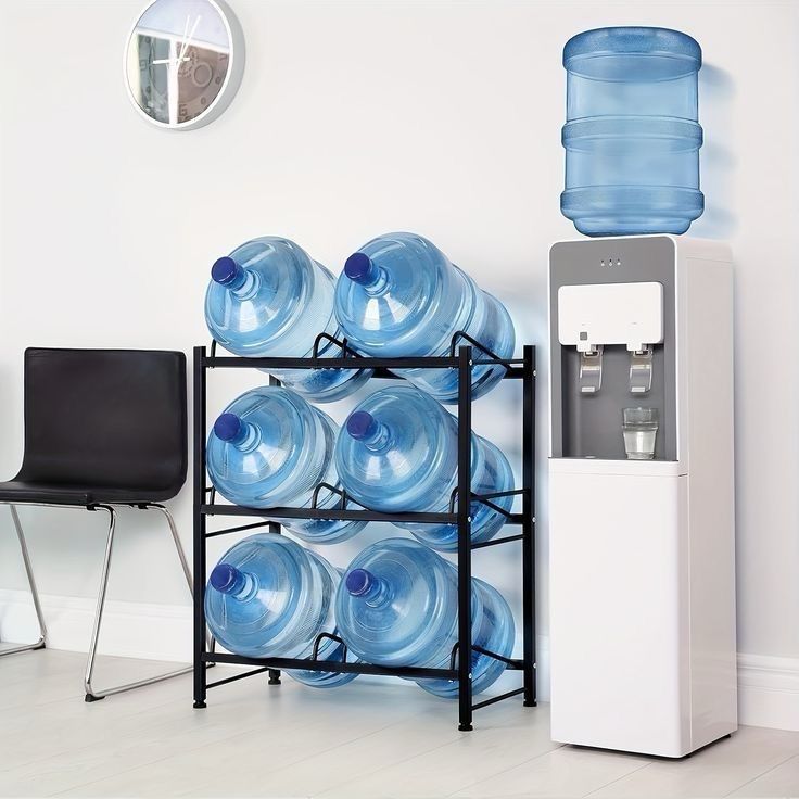 AquaSet 19L — 6 Bottles + Free Rack and Free Delivery