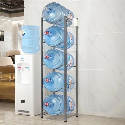 H2OGO AquaSet 5+ — Water Dispenser with 5 Bottles and Storage Rack Included