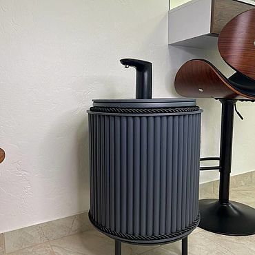 AquaCover Noir Dispenser Cover with Tap and Gifts (for 5-Gallon Bottle) 