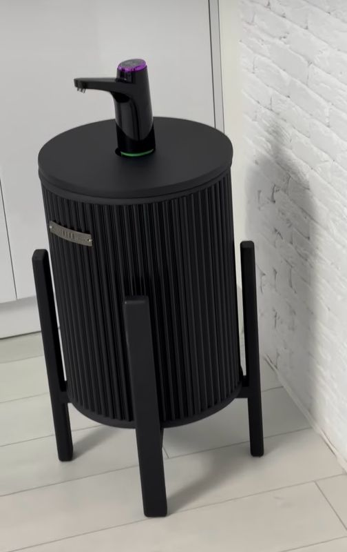 AquaCover TechBlack Smart Dispenser Cover with Electric Pump and Gifts (for 5-Gallon Bottle)