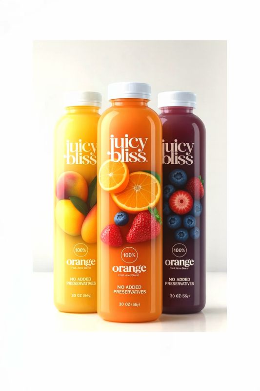 Juicy Bliss Premium Juice Set – 100% Natural Goodness