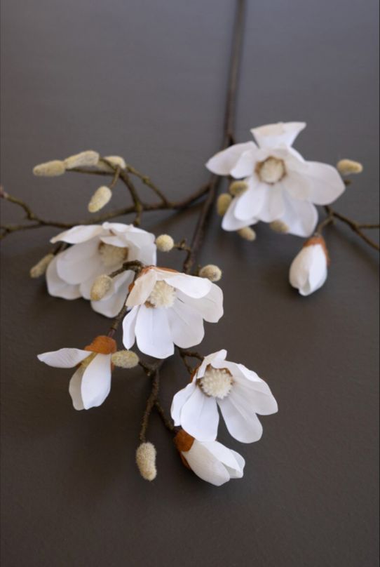 Artificial Japanese Magnolia Branch