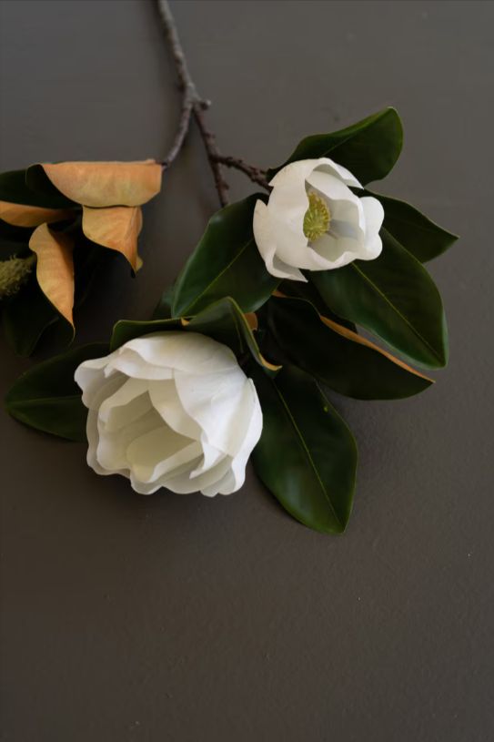 Artificial Magnolia with Blooms Spray