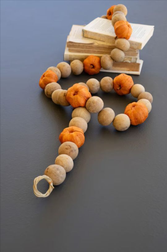 Gourd Pumpkin Orange Garland