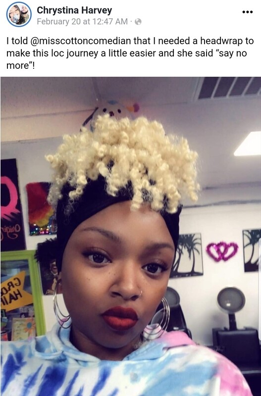 Groovy Headwrap with Curly Hair Preorder(Full Price) The Chrys