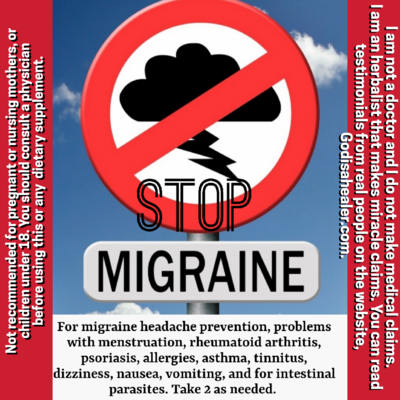 Stop Migraine! 30 capsules