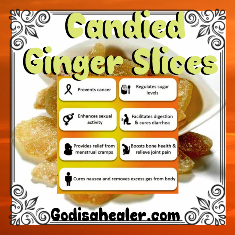 Candied Ginger Slices 8 oz