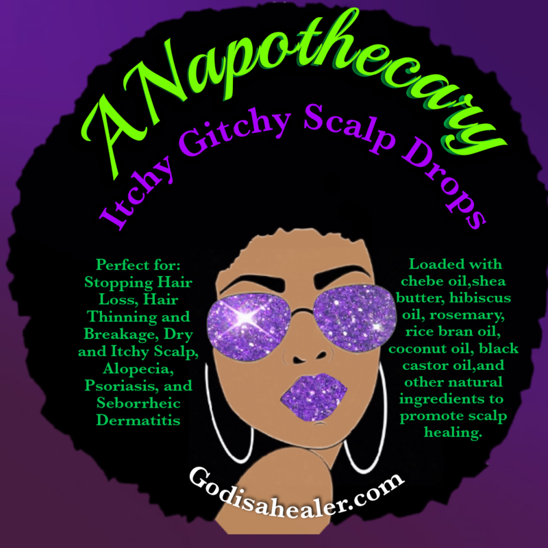  Itchy Gitchy Batana Chebe Oil  Cooling scalp drops