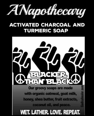  Activated Charcoal and Turmeric Organic Soap.