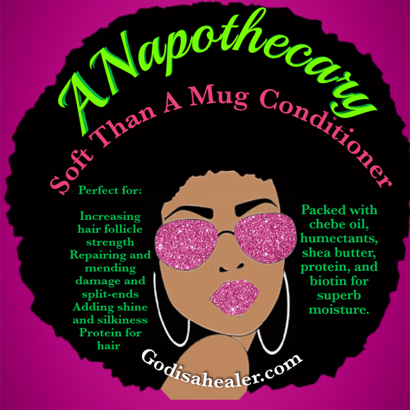 ANapothecary Smoove Than A Mug Hibiscus Chebe Oil Conditioner 8oz